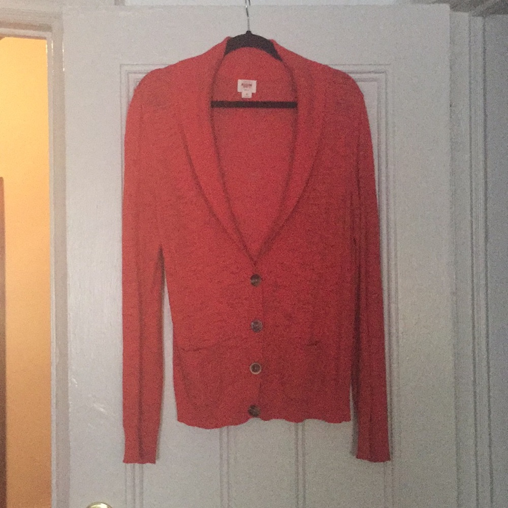 Burnt Orange Cardigan